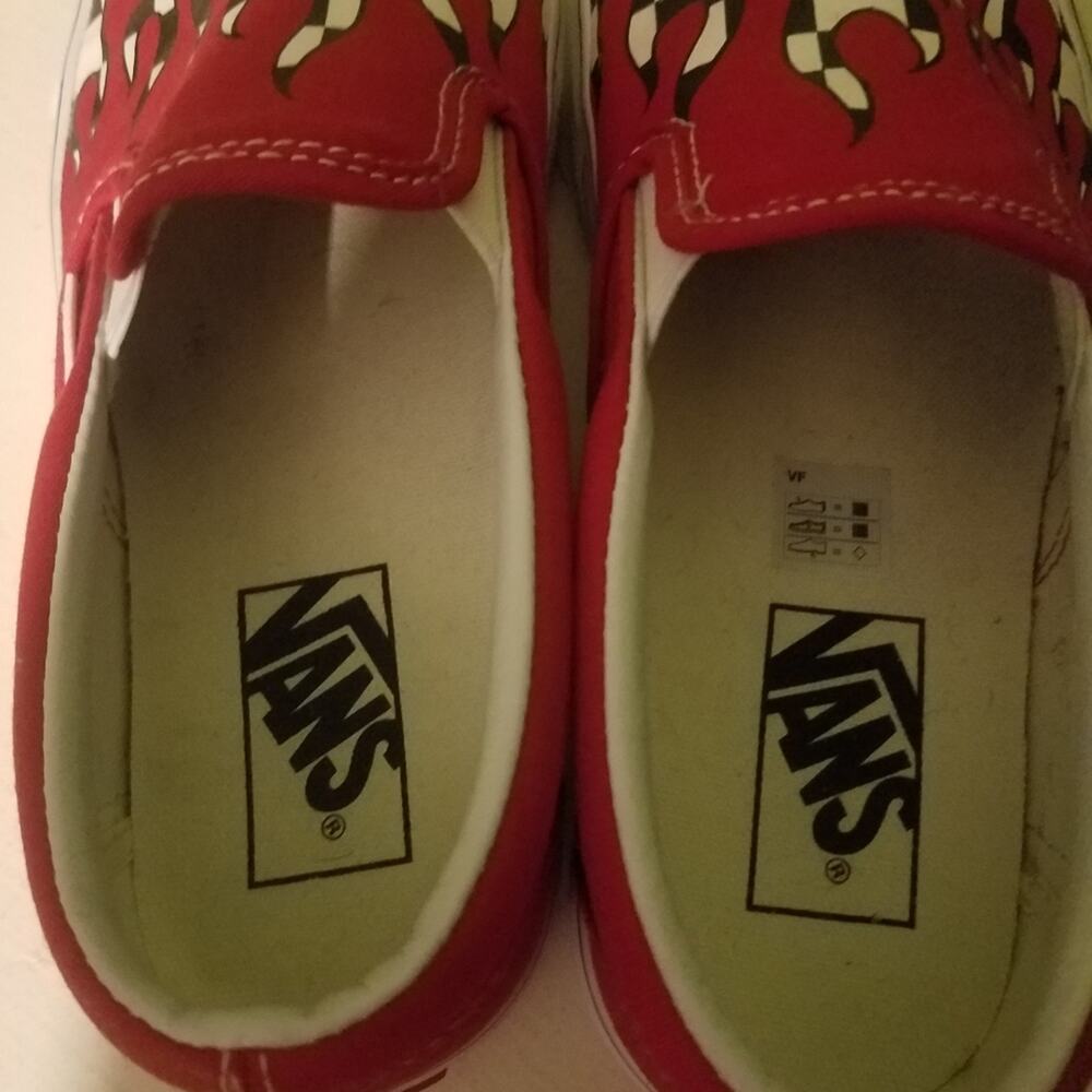 Vans Checkered Flame Shoes - Picture 2 of 5
